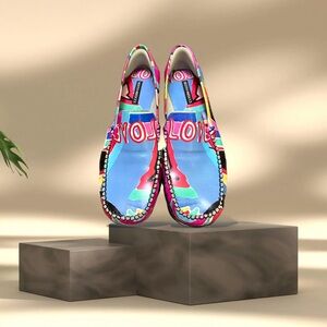 SESTO MEUCCI Colorful Women's Slip-On Shoes Size 101/2